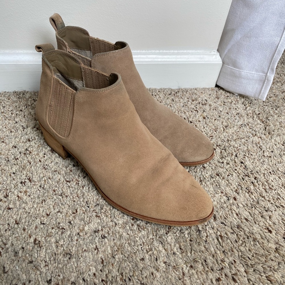 Tan Suede Michael Kors booties
